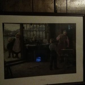 Painting of blacksmith